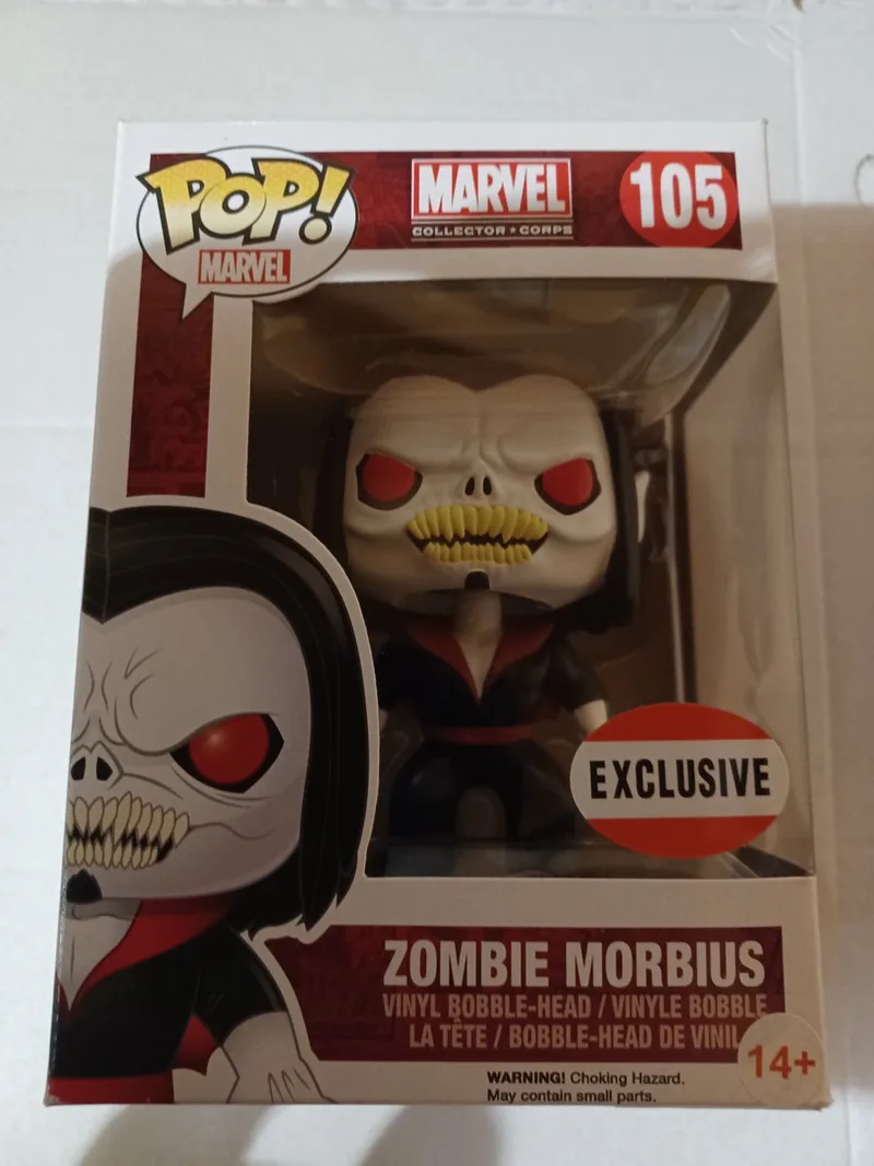 Marvel Funko Pop! Vinyl - Zombie Morbius- 105 - Collector Corps Exclusive (2015) by Funko in Multie – product photo