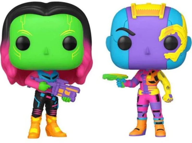 Marvel Guardians of the Galaxy Vol. 2 - Gamora & Nebula Blacklight 2-Pack by Funko in Multicolour – product photo
