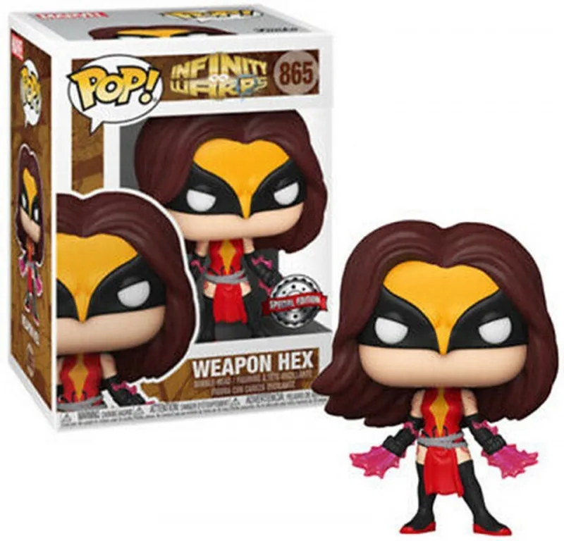 Marvel Infinity Warps Weapon Hex #865 Exclusive van Funko – productfoto