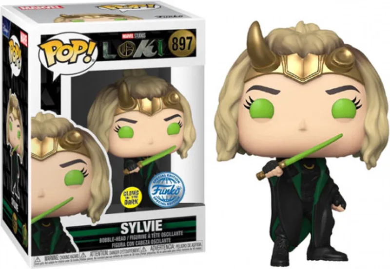 Marvel Loki : Sylvie #897 - US Exclusive Special edition GITD Glow in the Dark by Funko in Multicolour – product photo