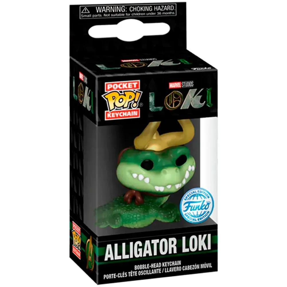 Marvel Loki Zakalligator Sleutelhanger van Funko – productfoto