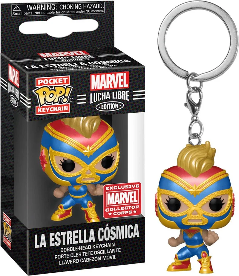 Marvel: Lucha Libre - La Estrella Cósmica Pocket Pop Collector Corps Exclusive by Funko in Multicolour – product photo