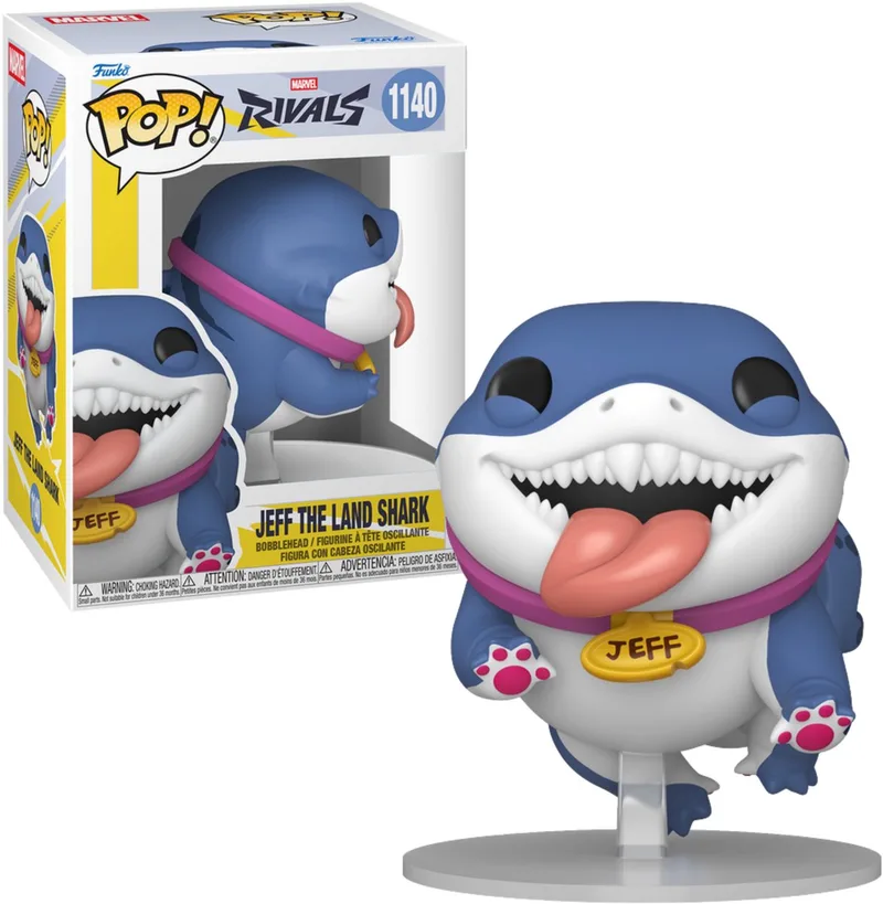 Marvel Marvel Rivals - Jeff the Land Shark vinylfiguur 1140 Unisex Funko Pop! - Neutraal by Funko in Standard – product photo