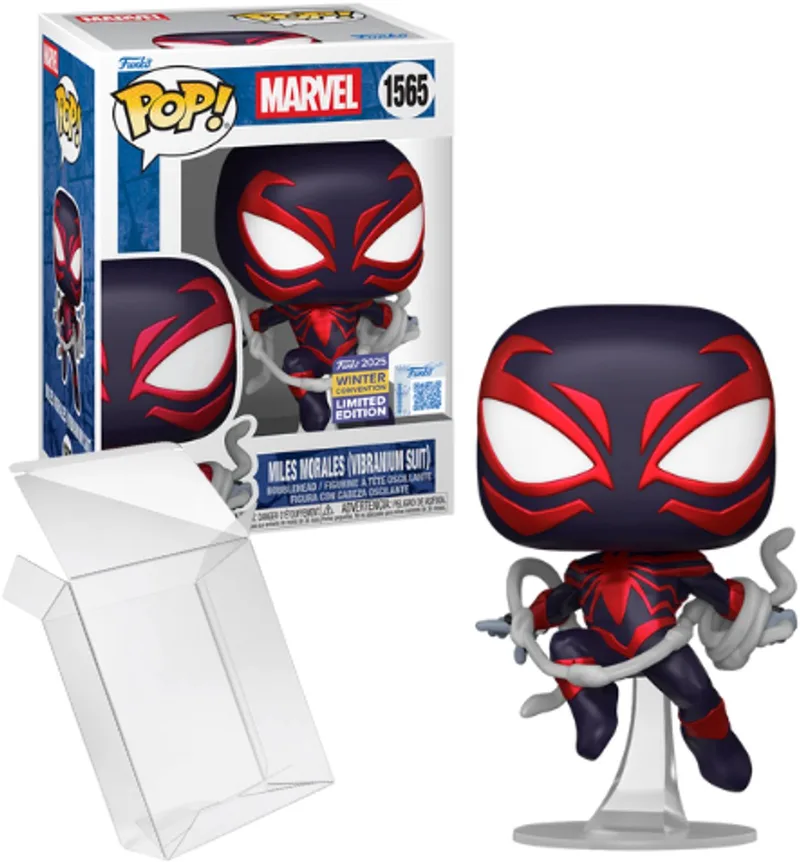 Marvel - Miles Morales (Vibranium Suit) #1565 (2025 Winter Convention Exclusive) by Funko in Multicolour – product photo