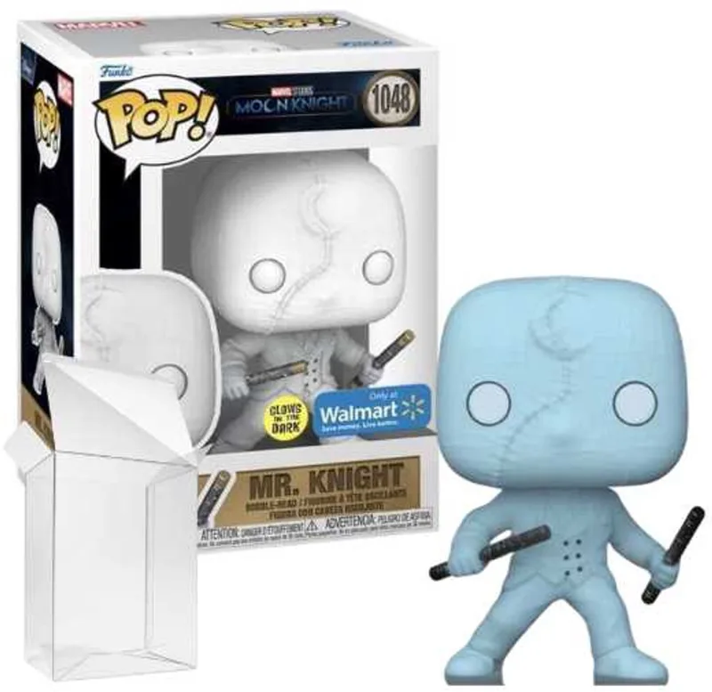 Marvel: Moonknight - Mr. Knight #1048 Walmart Glow in the Dark Exclusive by Funko in White – product photo