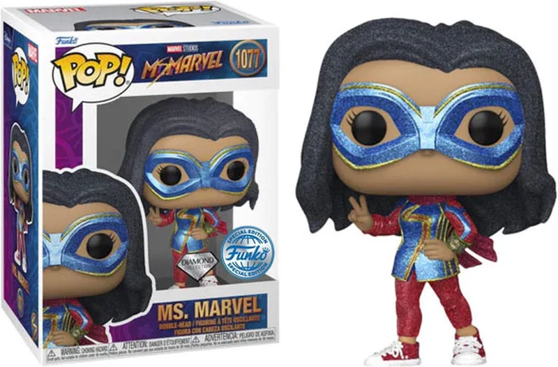 Marvel: Ms. Marvel Diamond Glitter Exclusive by Funko in Multicolour – product photo