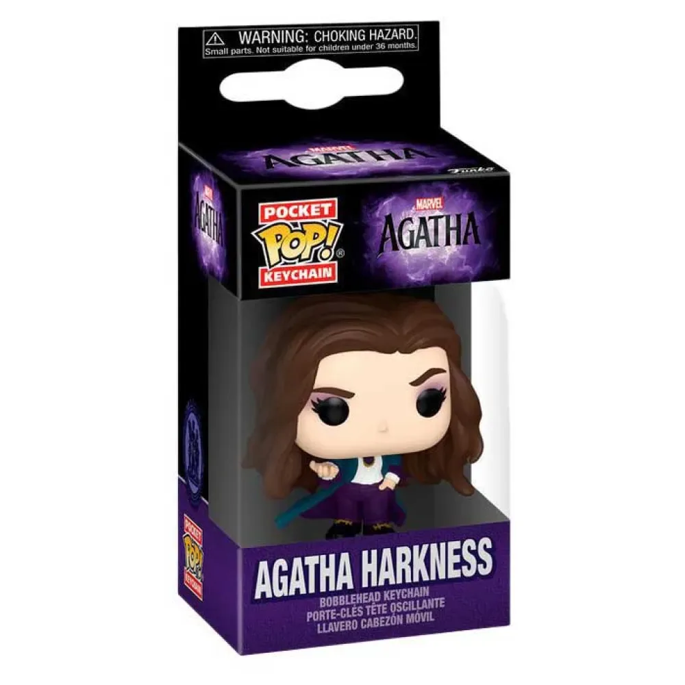 Marvel Pocket Agatha Harkness Sleutelhanger van Funko – productfoto