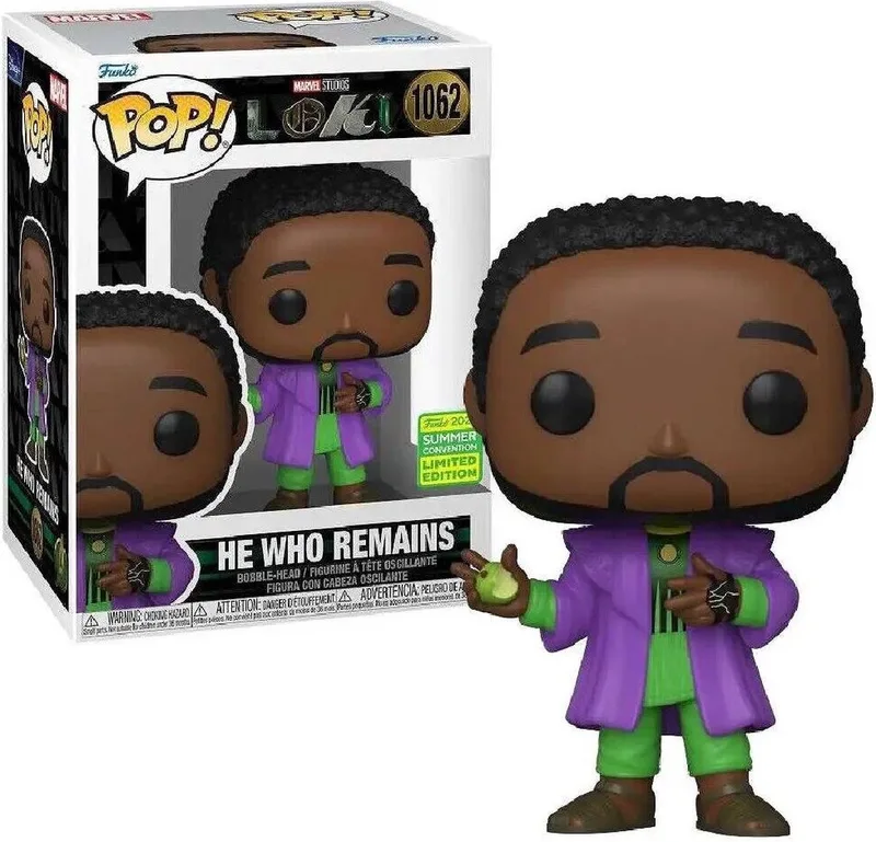 Marvel - POP N° 1062 - Loki He Who Remains - 2022 Summer Convention Exclusive LE van Funko – productfoto