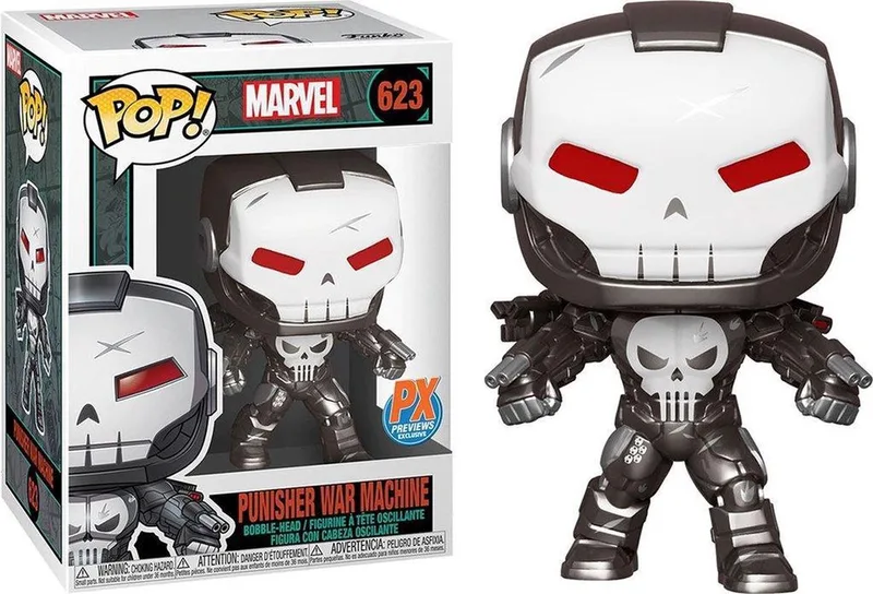 Marvel - POP N° 623 - Punisher War Machine Exclusive van Funko – productfoto