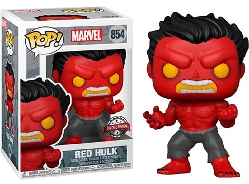 Marvel : Red Hulk #854 - Limited Special Exclusive Edition - Met 1/6 kans op Chase! van Funko in Rood – productfoto