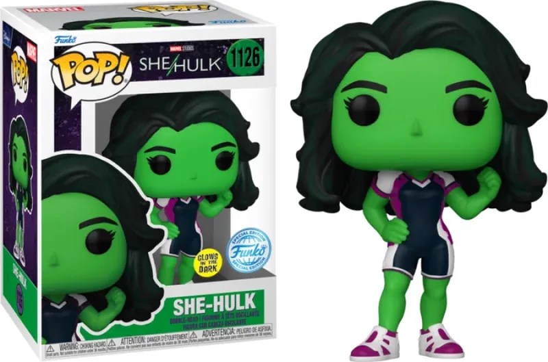 Marvel: She-Hulk: Attorney at Law (2022) - She-Hulk Glow in the Dark by Funko in Multicolour – product photo