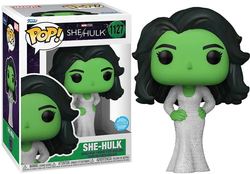 Marvel: She-Hulk - She Hulk Gala #1127 glitter edition van Funko – productfoto