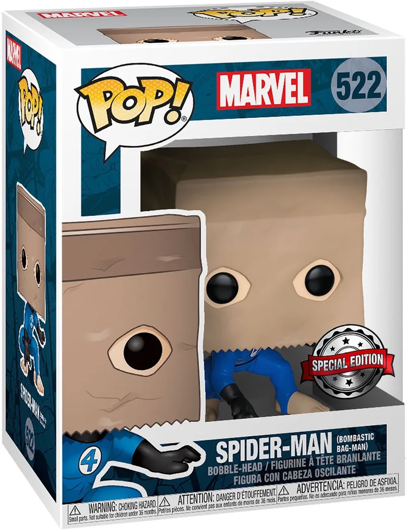 Marvel: Spider-Man (Bombastic Bag-Man) - US Exclusive från Funko i Flerfärgad – produktbild