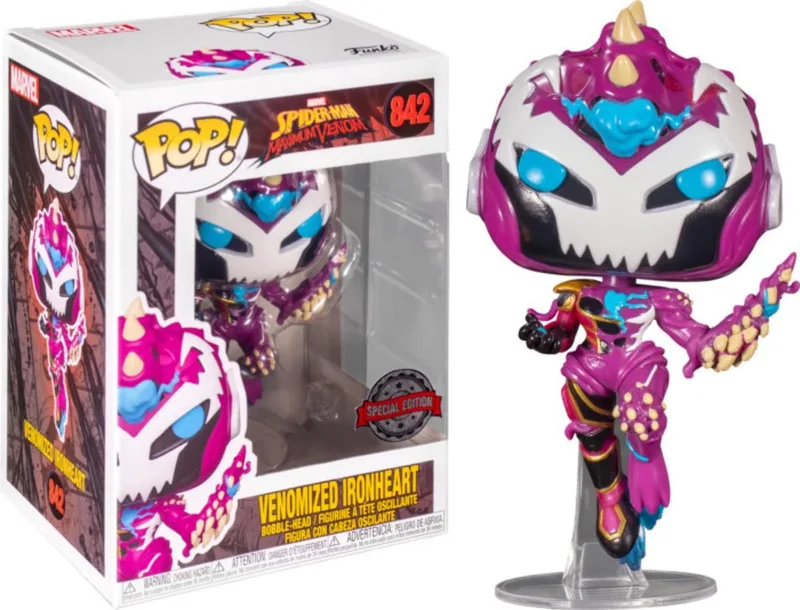Marvel Spider Man Maximum Venom - Venomized Ironheart #842 Exclusive van Funko in Meerkleurig – productfoto