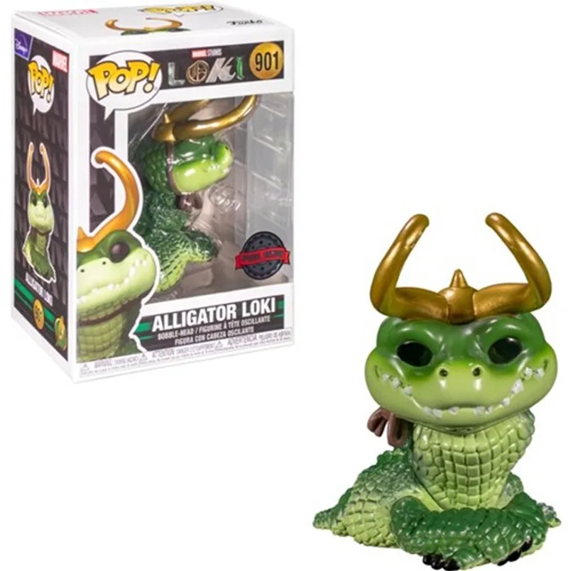 Marvel Studios Loki - Aligator Loki #901 Special US Exclusive van Funko in Groen – productfoto