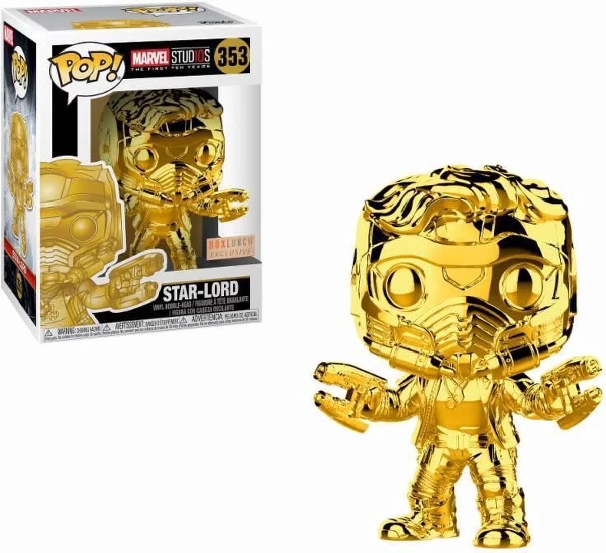Marvel Studios Star Lord - #353 Verzamelfiguur van Funko in Bonte kleuren – productfoto