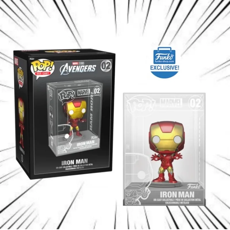 ! MARVEL STUDIOS THE AVENGERS IRON MAN #02 DIE-CAST COLLECTION SPECIAL by Funko in Red – product photo