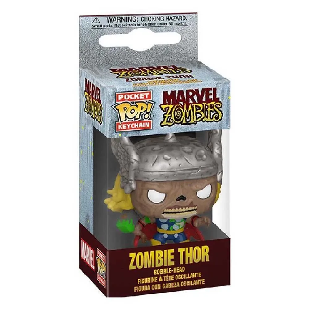Marvel Thor Pocket Zombies Sleutelhanger van Funko – productfoto