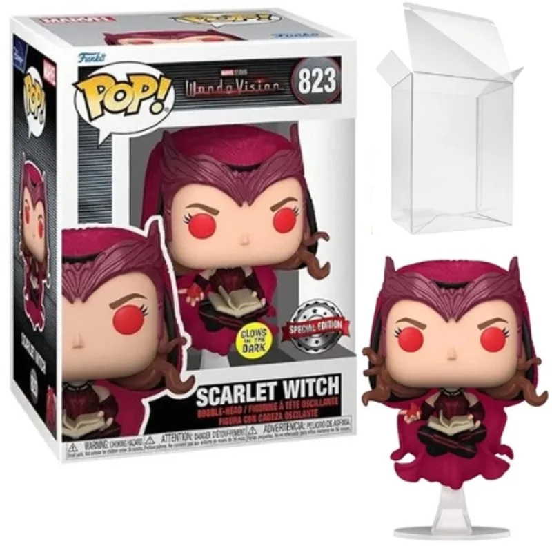 Marvel: WandaVision - Scarlet Witch Glow in the Dark Exclusive van Funko in Meerkleurig – productfoto