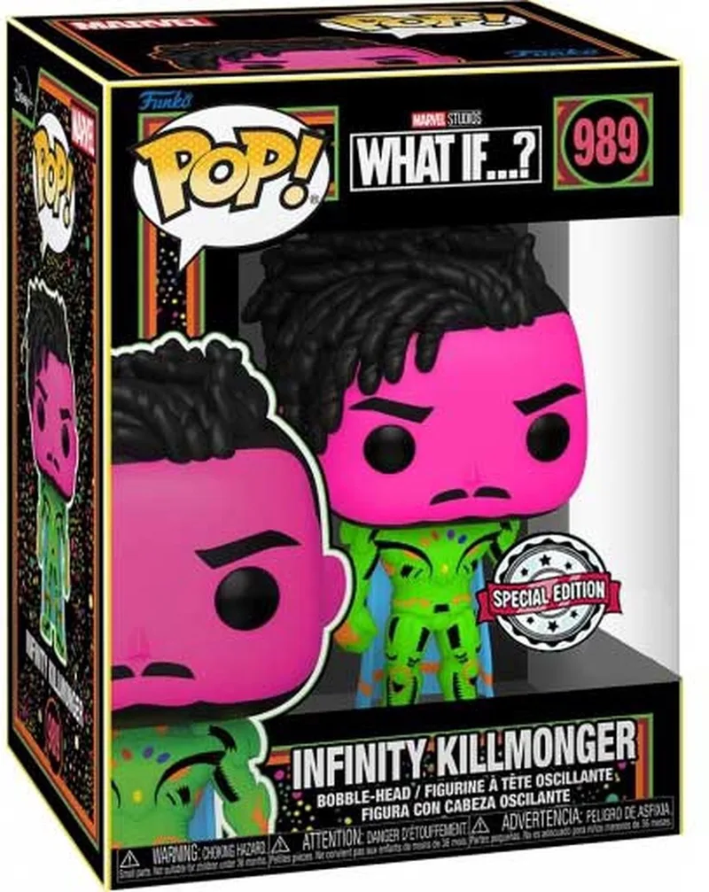 Marvel What If.. Black Panther - Infinity Killmonger #989 Exclusive van Funko in Meerkleurig – productfoto
