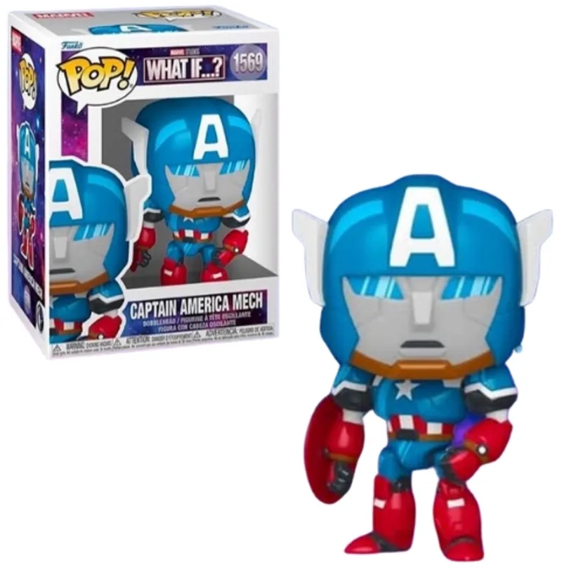Marvel: What If...? - Captain America Mech #1569 van Funko in Meerkleurig – productfoto