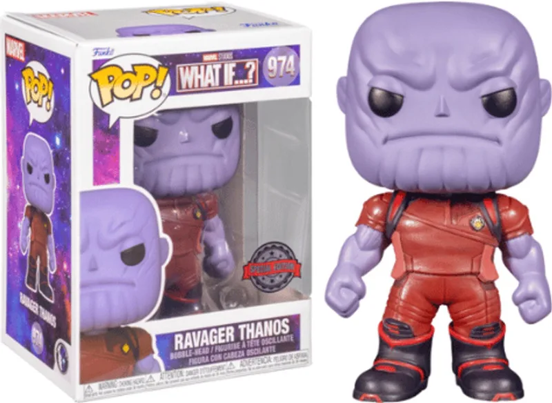 Marvel: What if...? - Ravager Thanos #974 Special Edition Exclusive van Funko in Paars – productfoto