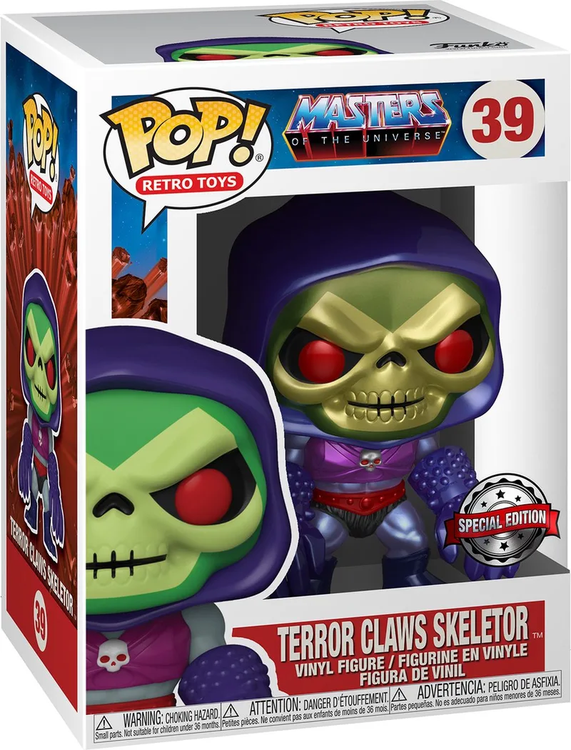 Metallic Exclusive Masters Of The Universe - Skeletor W. Terror Cla van Funko in Bonte kleuren – productfoto