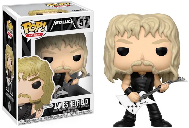 Metallica - James Hetfield #57 - Vaulted Rare zeldzaam Grail van Funko in Zwart – productfoto