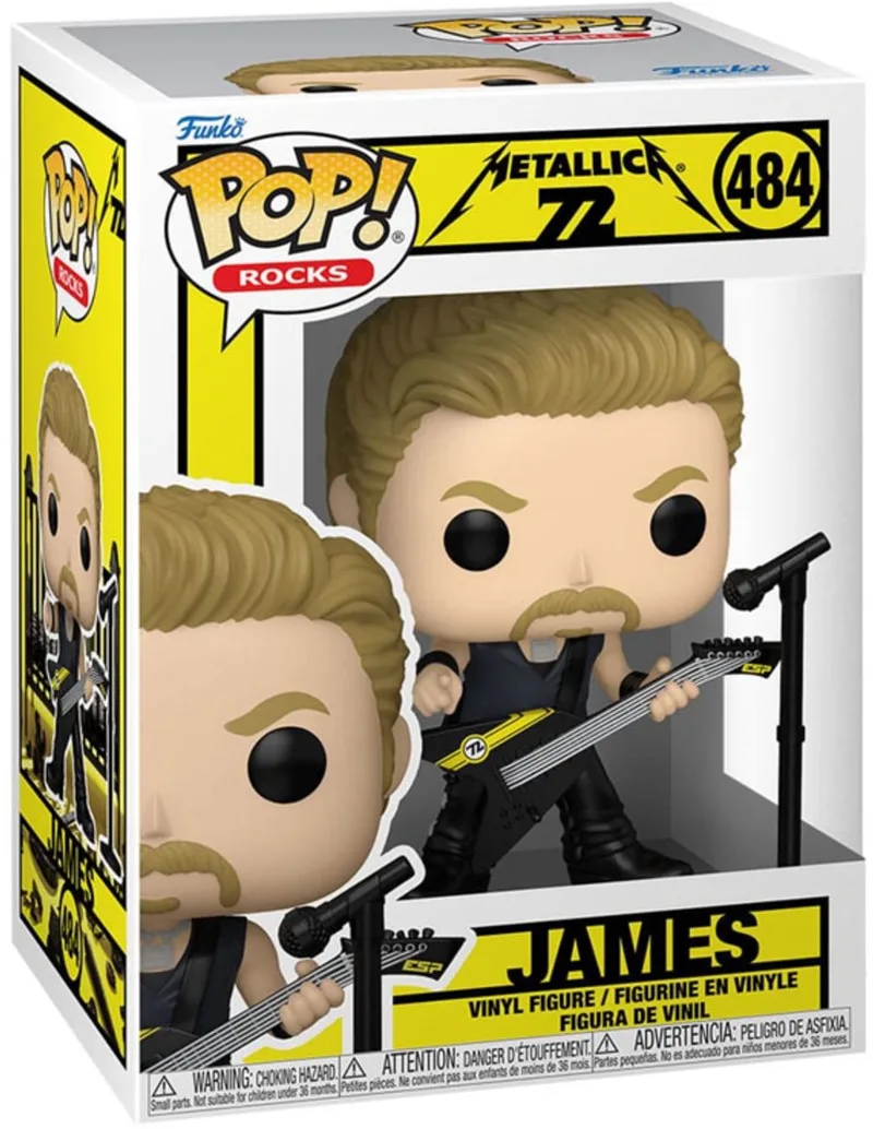 Metallica James vinylfiguur 484 Unisex Funko Pop! - Neutraal van Funko in Standard – productfoto