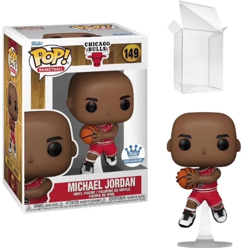 Michael Jordan in Red #45 Bulls Jersey - POP! Exclusive - #149 by Funko in Red – product photo