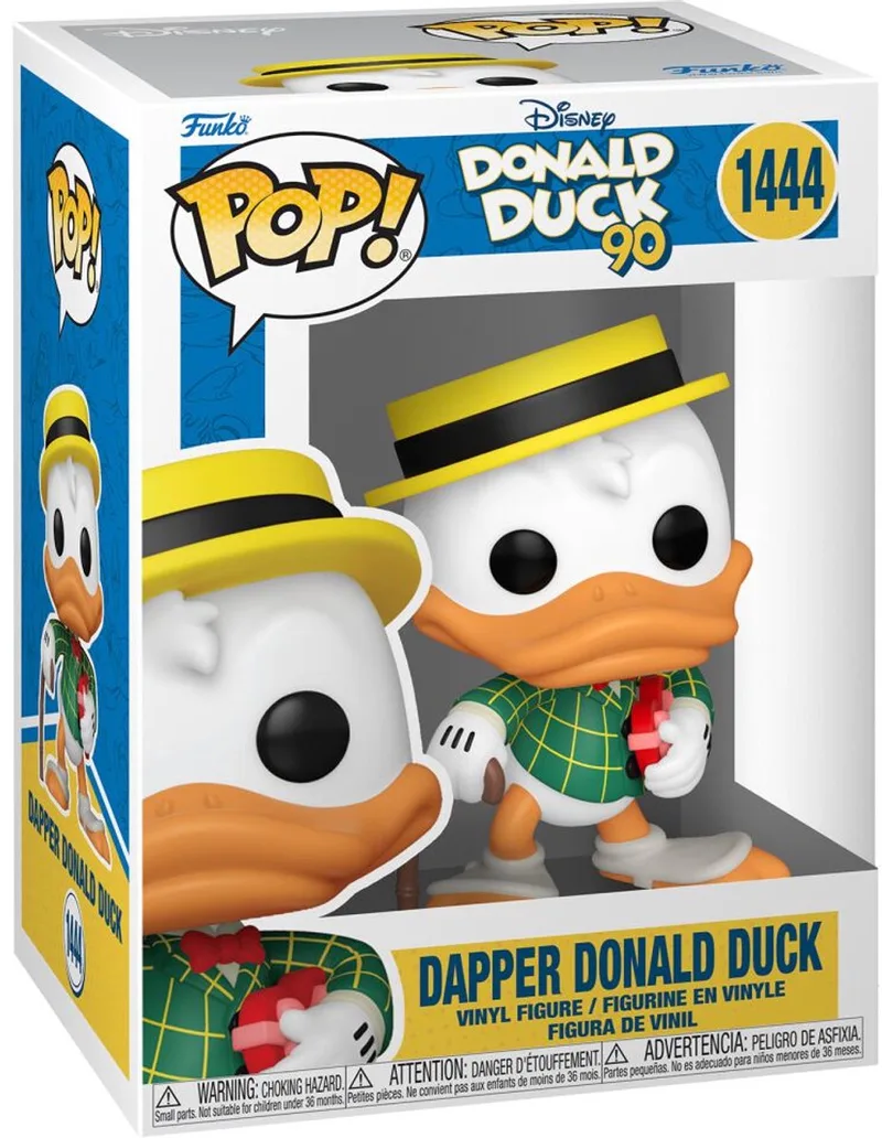Mickey & Minnie Mouse 90th Anniversary - Dapper Donald Duck vinyl figuur 1444 Funko Pop! meerkleurig by Funko in Multicolour – product photo