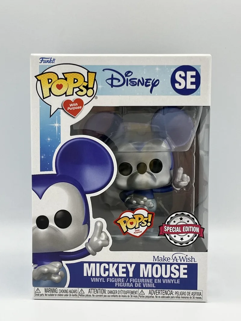 Mickey Mouse Make a Wish Special Edition van Funko in Blauw – productfoto