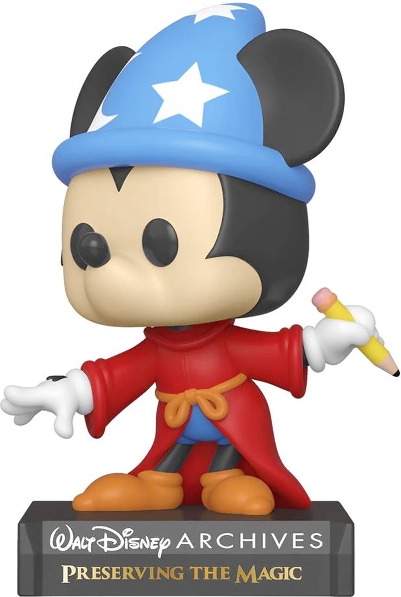 Mickey Mouse - POP! Disney Archives Apprentice Mickey 9 cm Verzamelfiguur - Multicolours von Funko in Mehrfarbig – Produktfoto