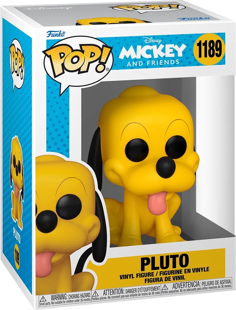 Mickey Mouse - Sensational 6 POP! Pluto 9 cm Verzamelfiguur by Funko in Multicolours – product photo