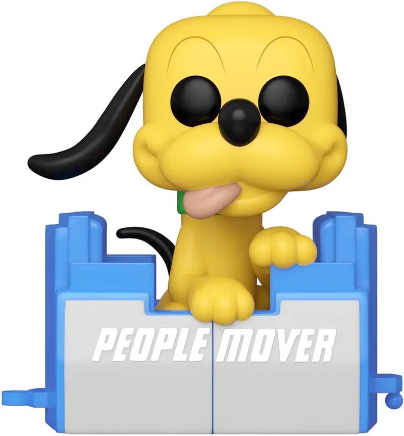 Mickey Mouse Verzamelfiguur Walt Disney World 50th Anniversary POP! People Mover Pluto With Balloon 9 cm van Funko in Multicolours – productfoto
