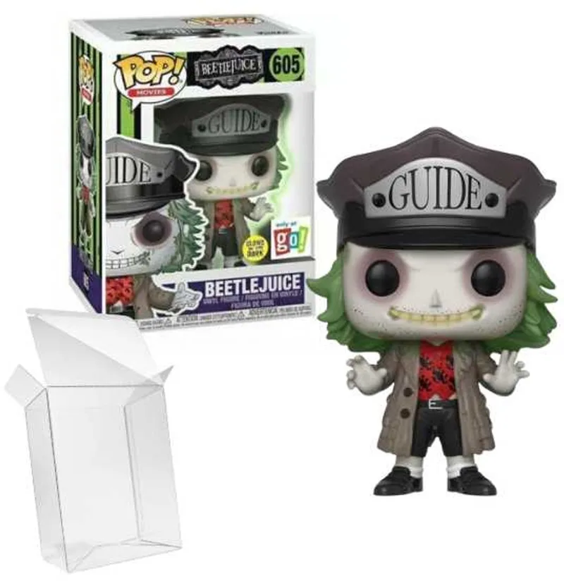 Movies: Beetlejuice - Beetlejuice #605 Glows in the Dark only at GO! Exclusive van Funko – productfoto