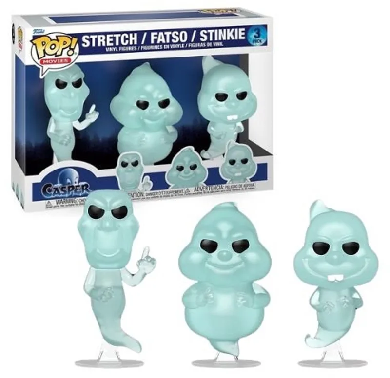 Movies: Casper - Stretch / Fatso / Stinkie 3-pack van Funko in Meerkleurig – productfoto