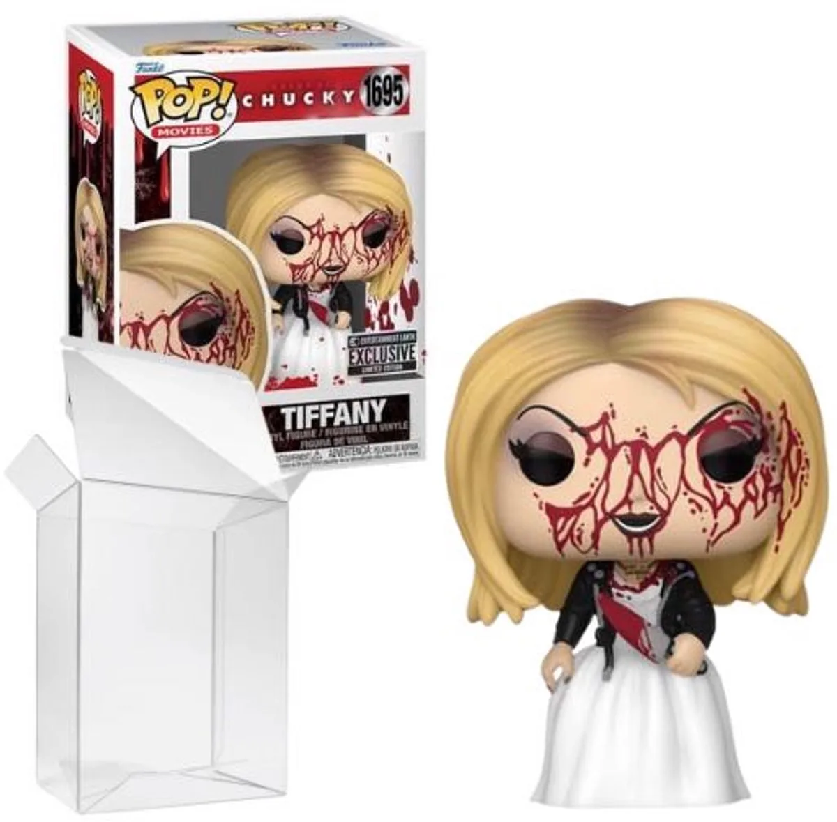 Movies: Chucky - Tiffany #1695 Entertainment Earth Exclusive (Bloody) från Funko i Röd – produktbild