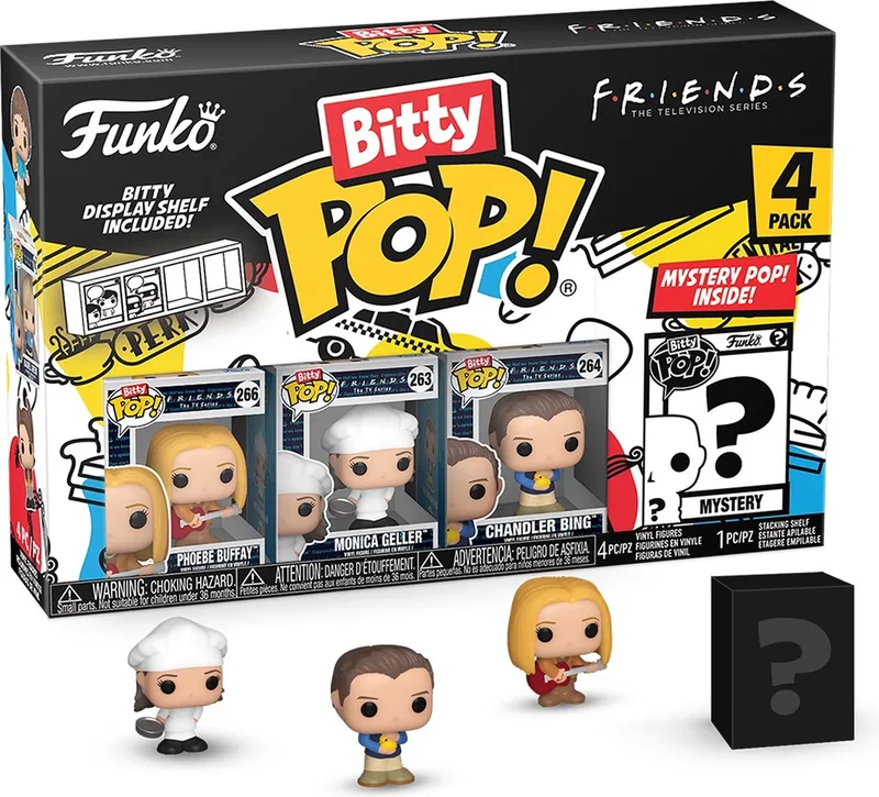 Movies: Friends - Bitty Pop 4-pack Phoebe by Funko in Multicolour – product photo