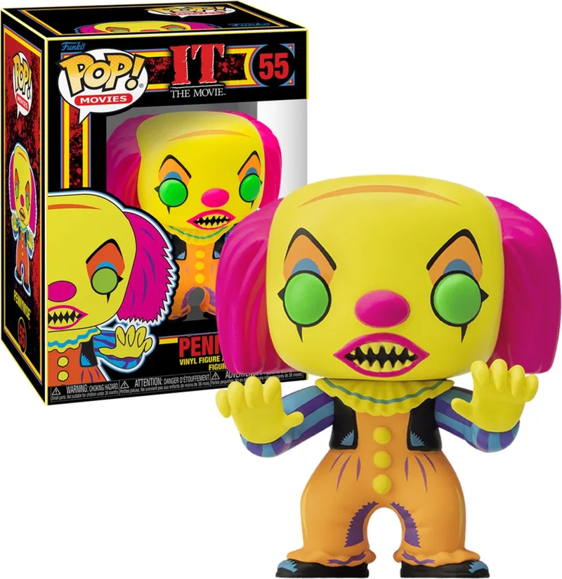 Movies: IT - Pennywise (Blacklight) - Smartoys Exclusive - CONFIDENTIAL van Funko in Meerkleurig – productfoto