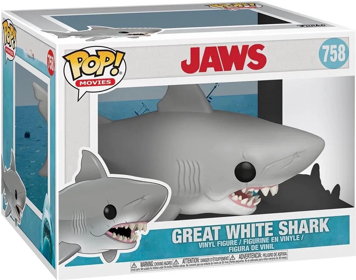 Movies: Jaws - Great White Shark #758 - 11 cm van Funko in Meerkleurig – productfoto