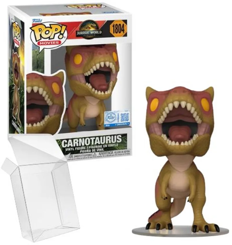 Movies: Jurassic World Rebirth - Carnotaurus #1804 Funko Exclusive van Funko in Meerkleurig – productfoto