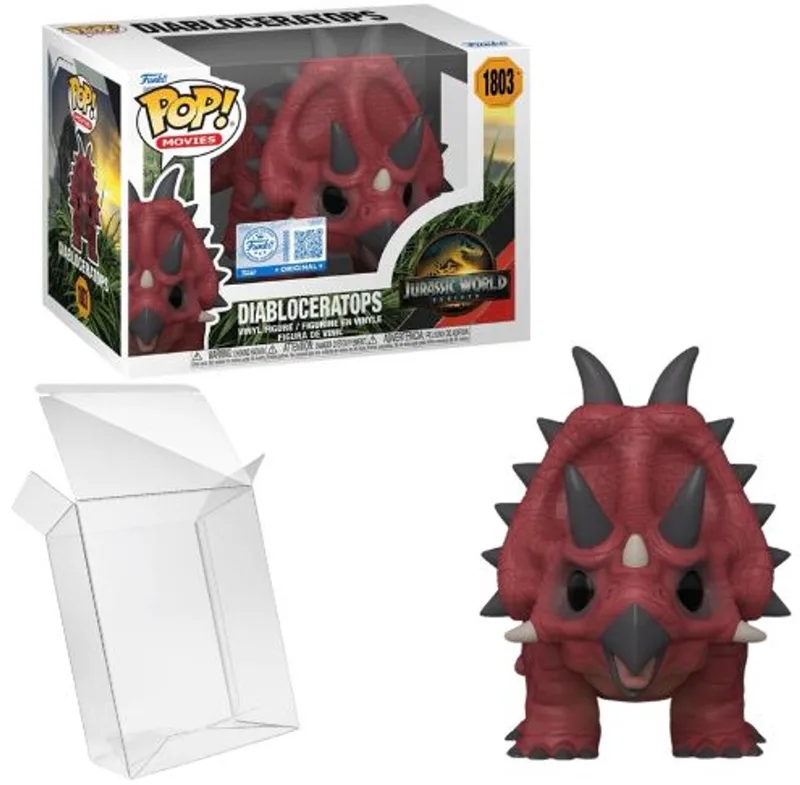 Movies: Jurassic World Rebirth - Diabloceratops #1803 Funko Exclusive van Funko in Meerkleurig – productfoto