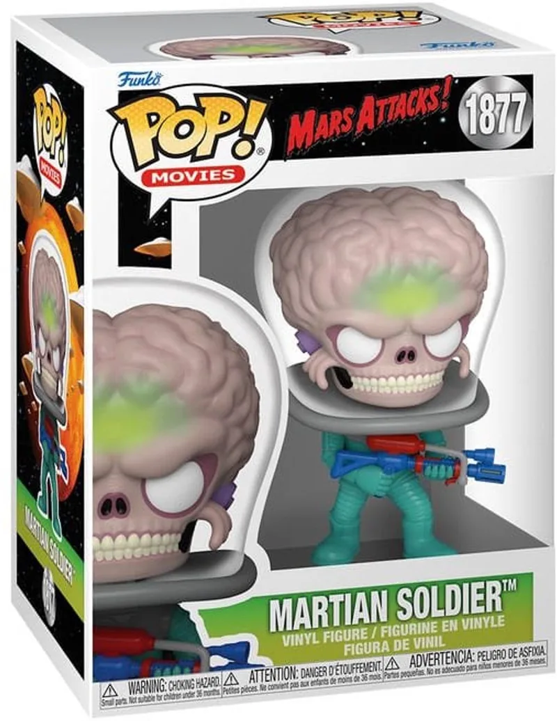 Movies: Mars Attacks - Martian Soldier #1877 van Funko in Meerkleurig – productfoto