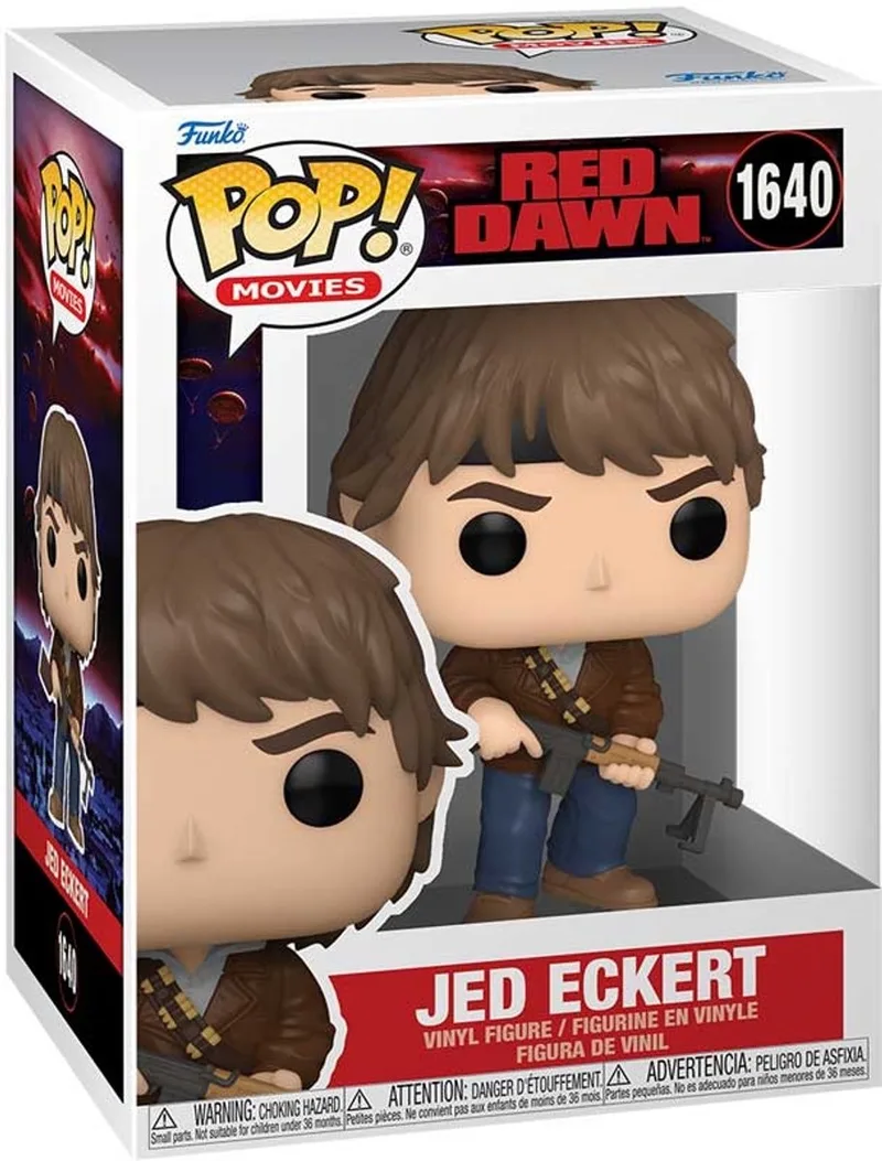 Movies: Red Dawn - Jed Eckert #1640 van Funko in Rood – productfoto