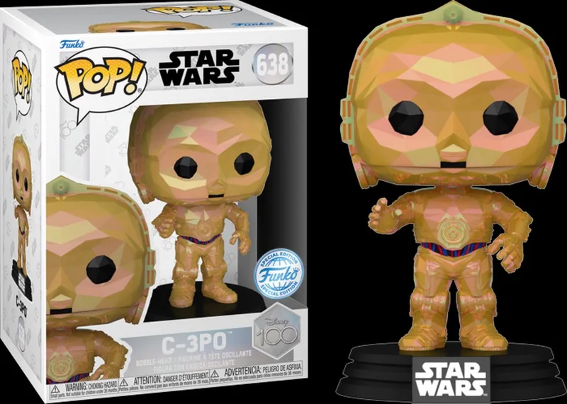 Movies: Star Wars C-3PO #638 (Facet) Exclusive van Funko in Meerkleurig – productfoto