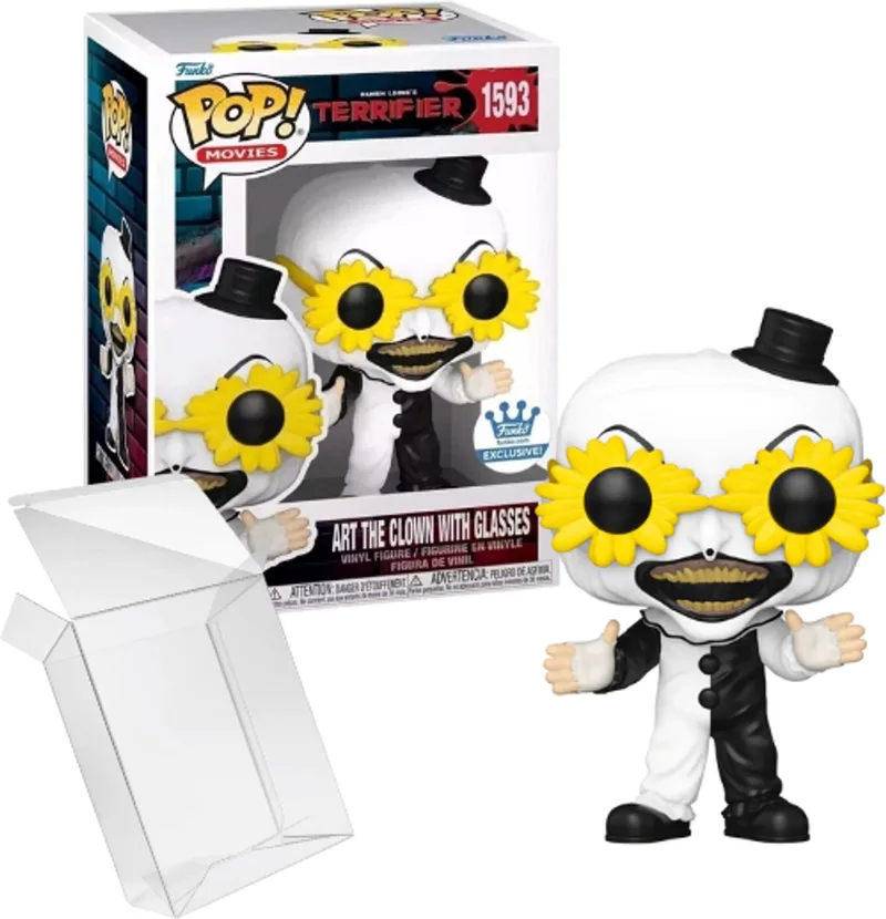 Movies: Terrifier - Art the Clown with Glasses #1593 Funko Exclusive by Funko in Multicolour – product photo