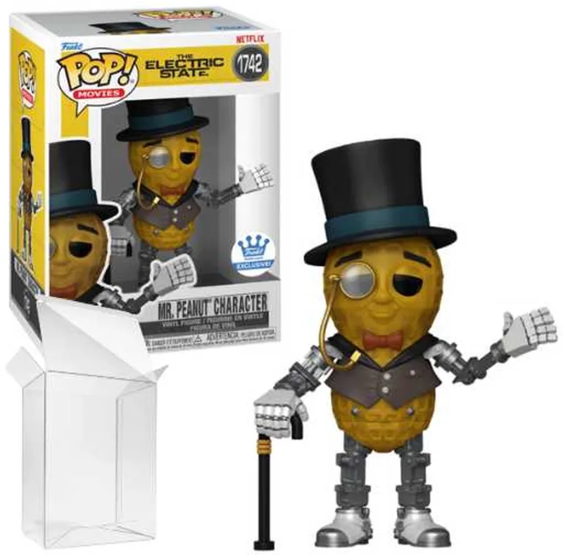 Movies: The Electric State - Mr. Peanut Character #1742 Funko Exclusive by Funko in Multicolour – product photo