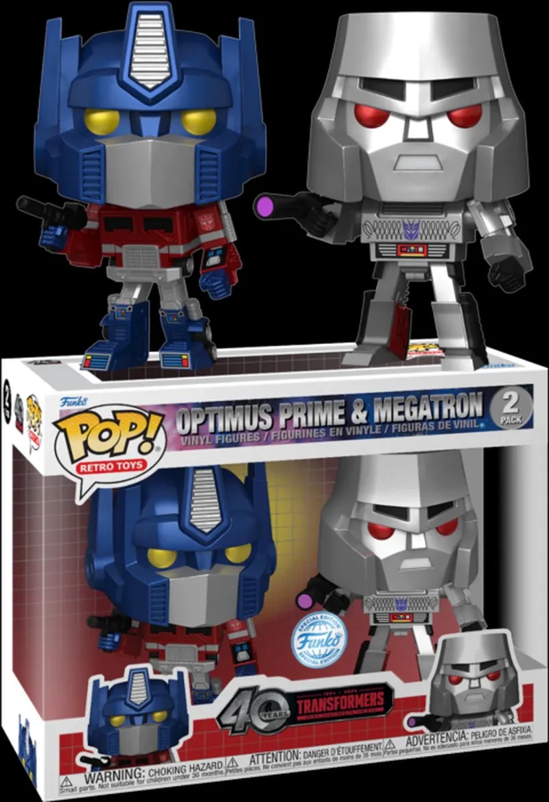 Movies: Transformers: Generation 1 - Optimus Prime & Megatron Metallic van Funko in Meerkleurig – productfoto