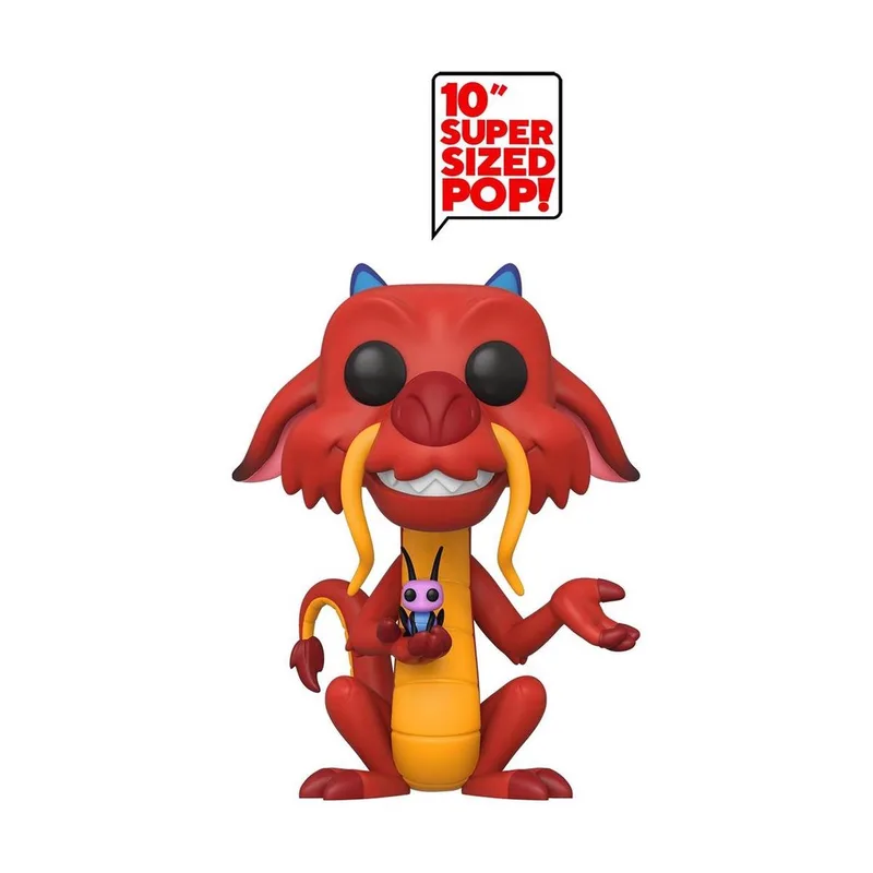 Mulan Mushu (Jumbo Pop!) vinylfiguur 632 Unisex Funko Pop! - Neutraal van Funko in Standard – productfoto